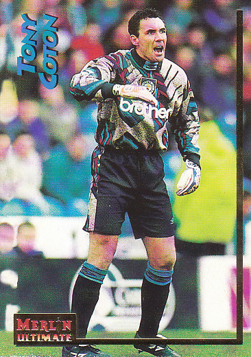 Tony Coton Manchester City 1995/96 Merlin Ultimate #118